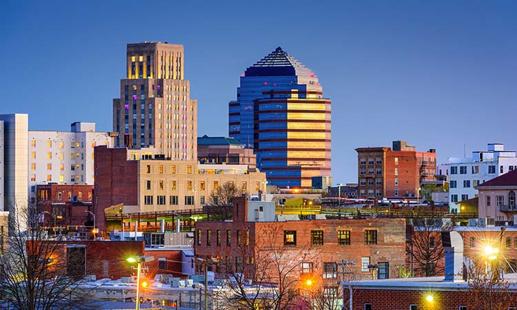 Cityscape of Durham, NC