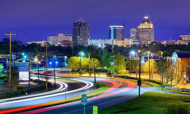 Greensboro Cityscape